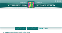 Desktop Screenshot of aedpregnancyregistry.org